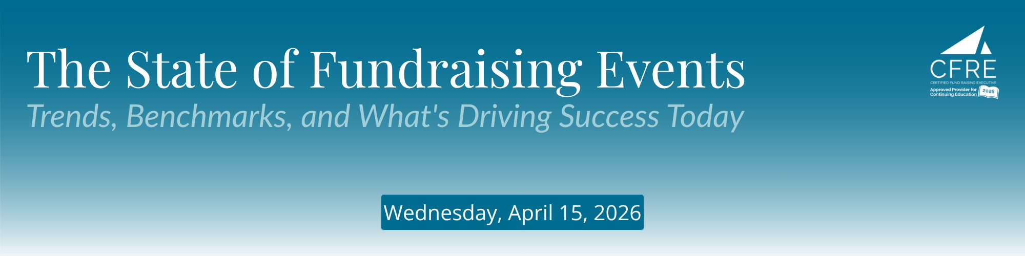 WEBINAR: The State of Fundraising Events